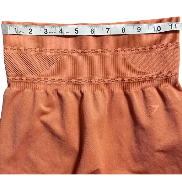 Gymshark Seamless Athletic Leggings Burnt Orange - Picture 5 of 7